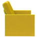 2-zits bank Geel 150 x 81 x 82 cm fluweel