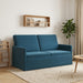 2-zits bank Blauw 150 x 81 x 82 cm fluweel