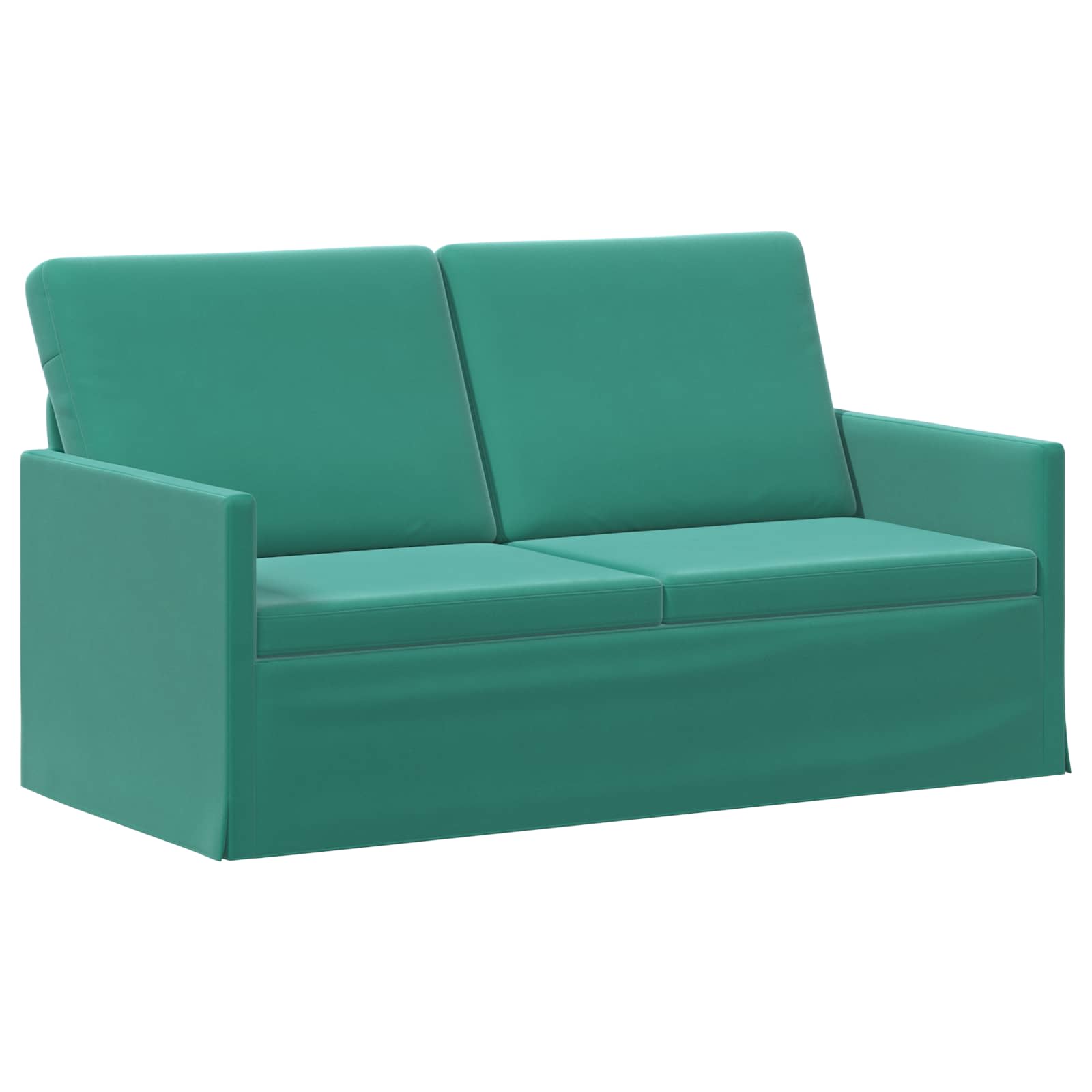 2-zits bank Turquoise 150 x 81 x 82 cm fluweel