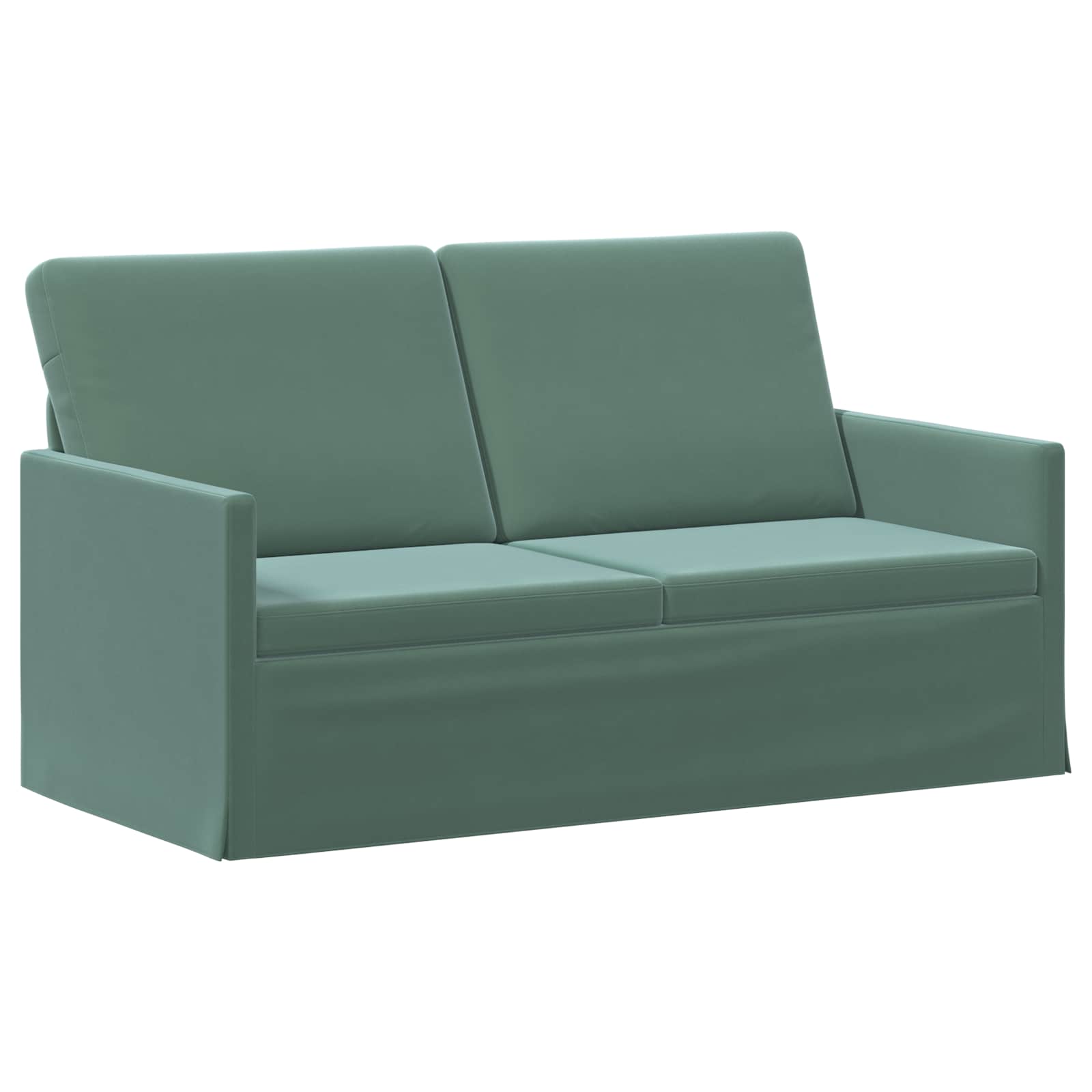 2-zits bank Zeegroen 150 x 81 x 82 cm fluweel