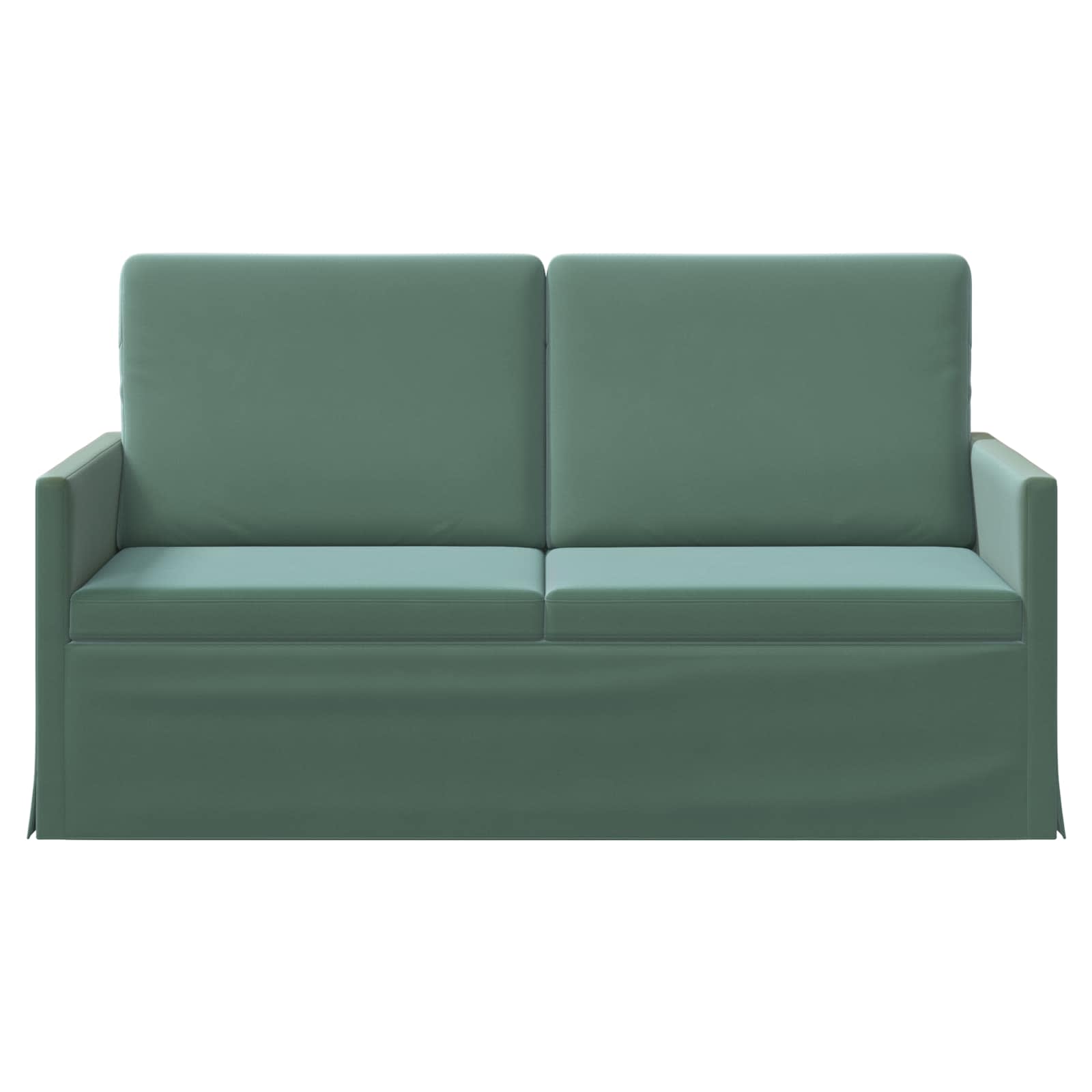 2-zits bank Zeegroen 150 x 81 x 82 cm fluweel