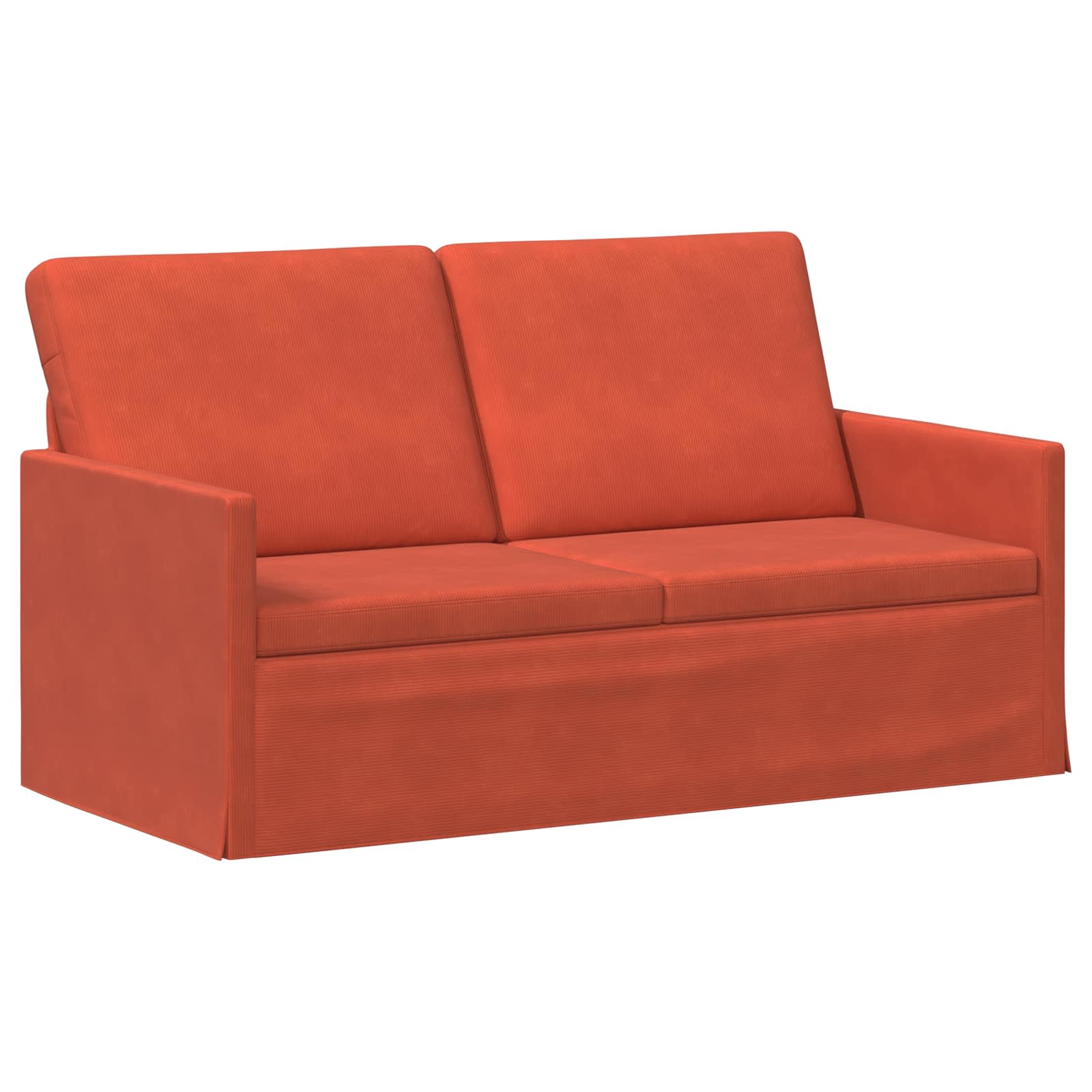 2-zits bank Rood-oranje 150 x 81 x 82 cm Katoen Stof