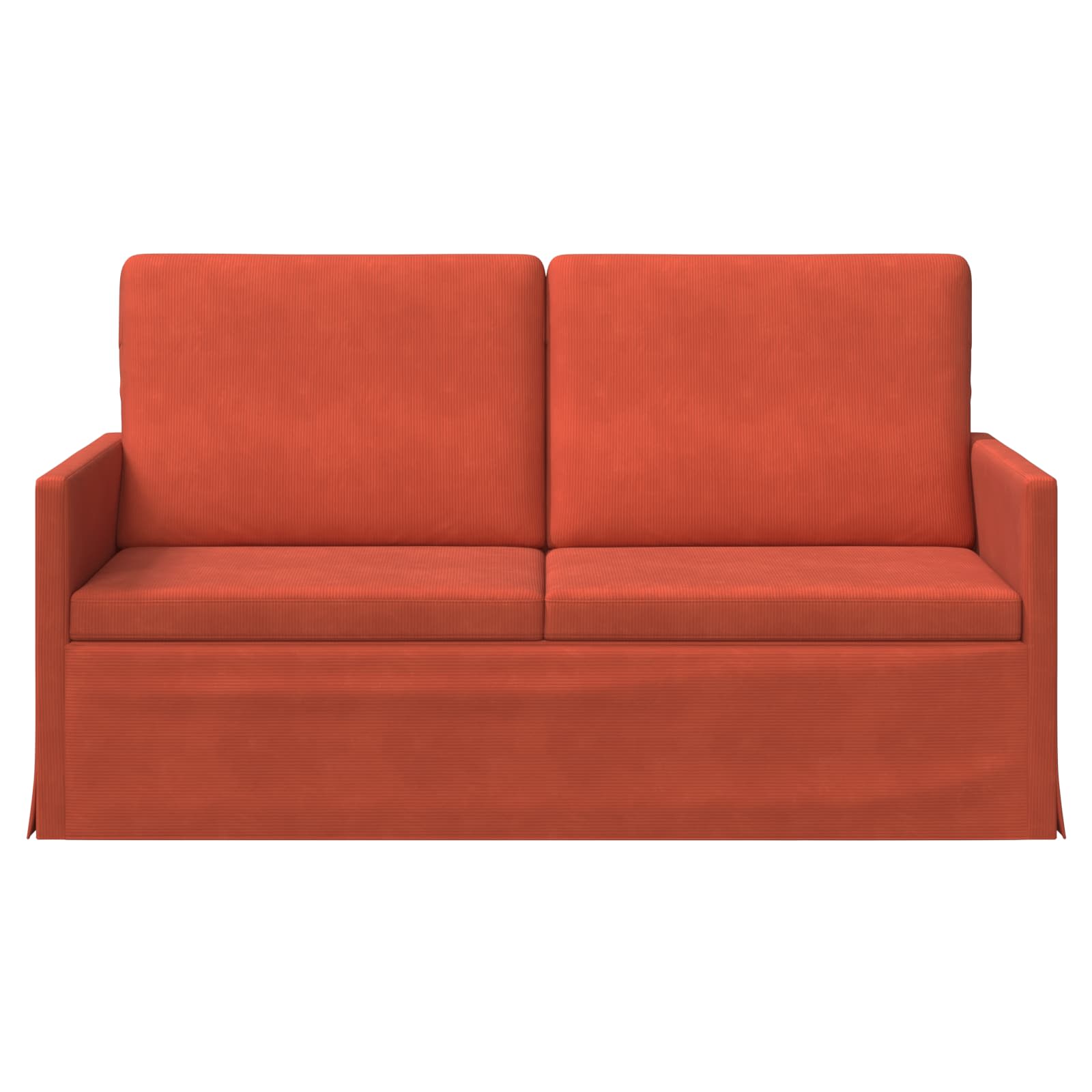 2-zits bank Rood-oranje 150 x 81 x 82 cm Katoen Stof