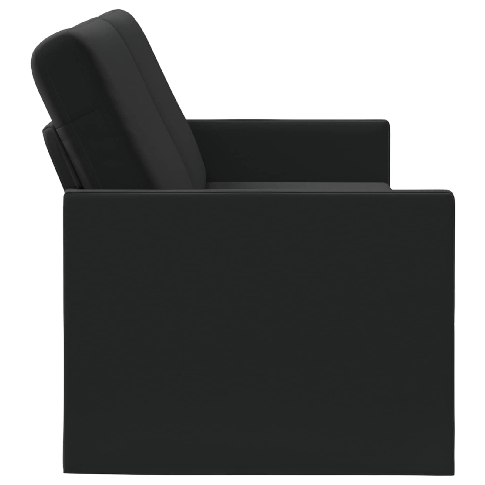 3-zits bank Zwart 190 x 81 x 82 cm fluweel
