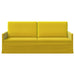 3-zits bank Geel 190 x 81 x 82 cm fluweel