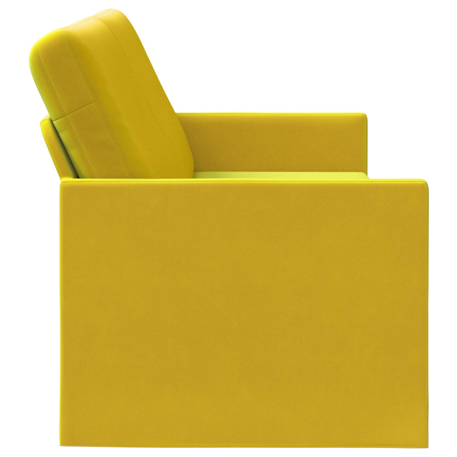3-zits bank Geel 190 x 81 x 82 cm fluweel