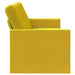 3-zits bank Geel 190 x 81 x 82 cm fluweel