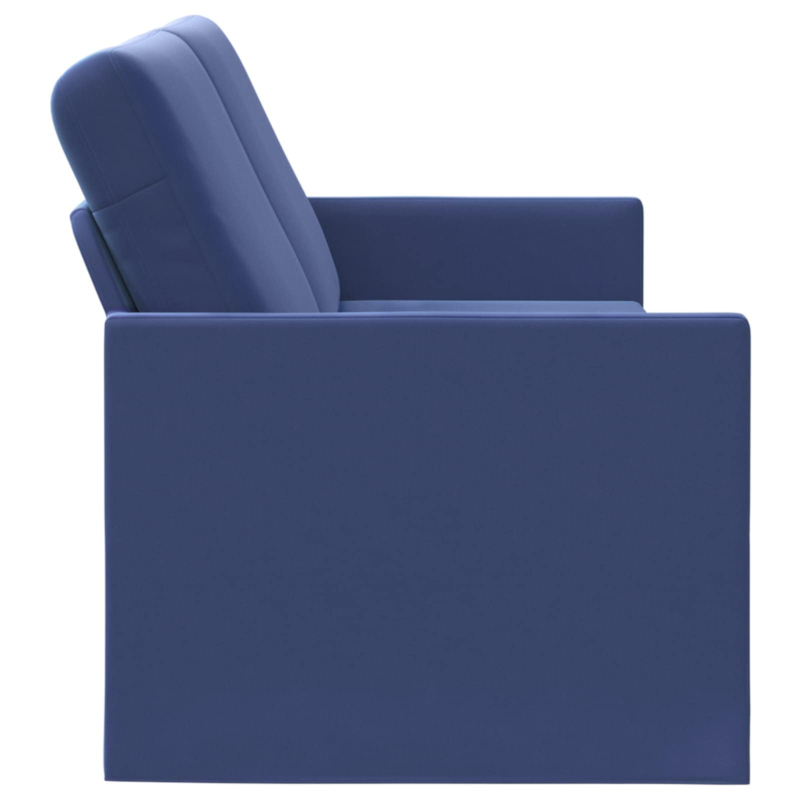 3-zits bank Politieblauw 190 x 81 x 82 cm fluweel