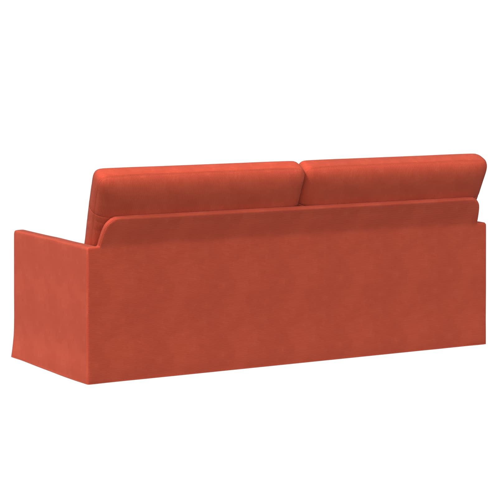 3-zits bank Rood-oranje 190 x 81 x 82 cm Katoen Stof