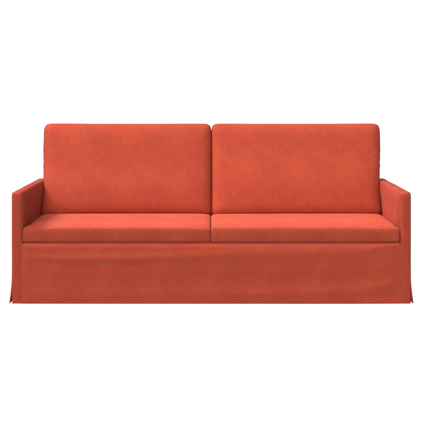 3-zits bank Rood-oranje 190 x 81 x 82 cm Katoen Stof