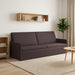 3-zits bank Donkerbruin 220 x 81 x 82 cm Stof