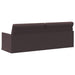3-zits bank Donkerbruin 220 x 81 x 82 cm Stof