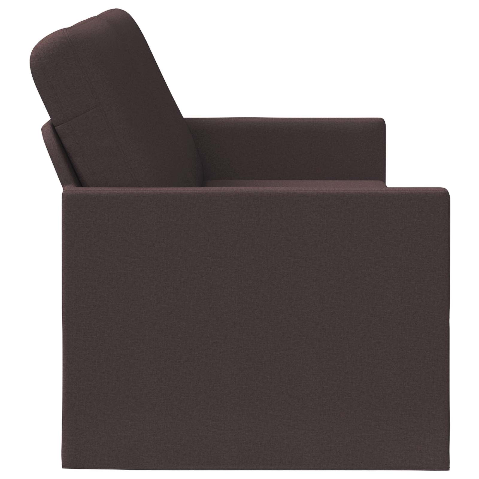 3-zits bank Donkerbruin 220 x 81 x 82 cm Stof