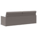 3-zits bank Taupe 220 x 81 x 82 cm Stof