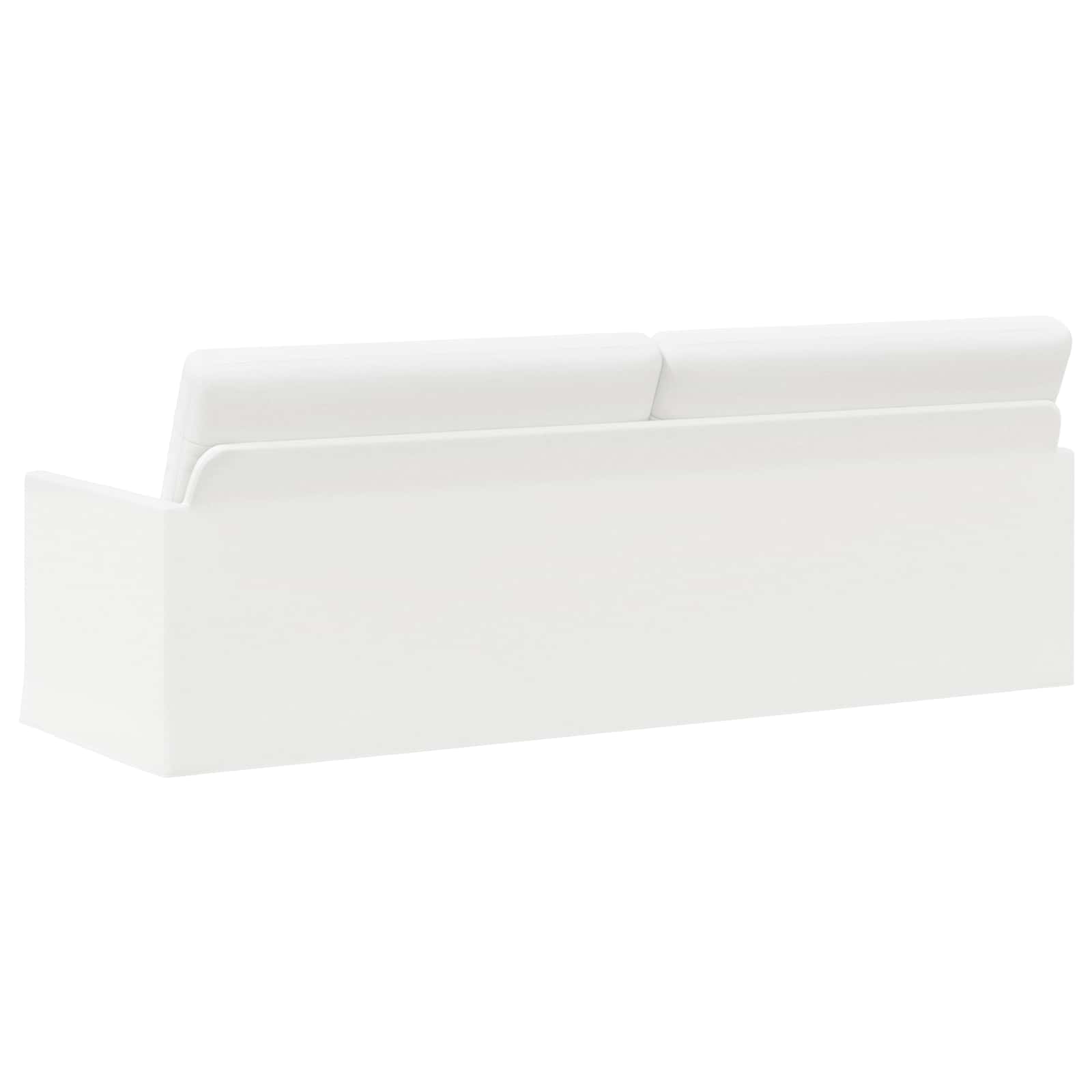 3-zits bank Wit 220 x 81 x 82 cm Stof