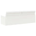3-zits bank Wit 220 x 81 x 82 cm Stof