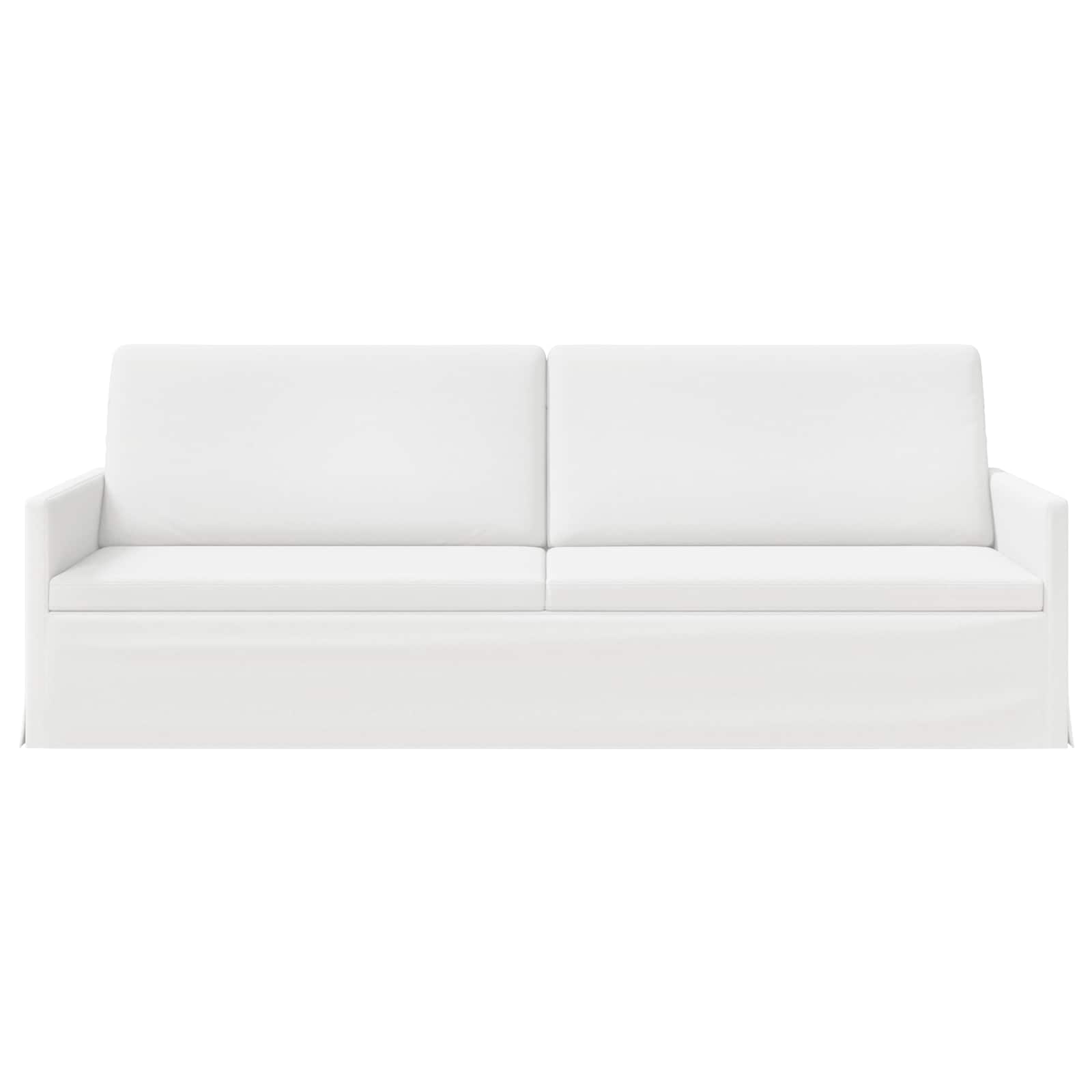3-zits bank Wit 220 x 81 x 82 cm Stof