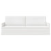 3-zits bank Wit 220 x 81 x 82 cm Stof