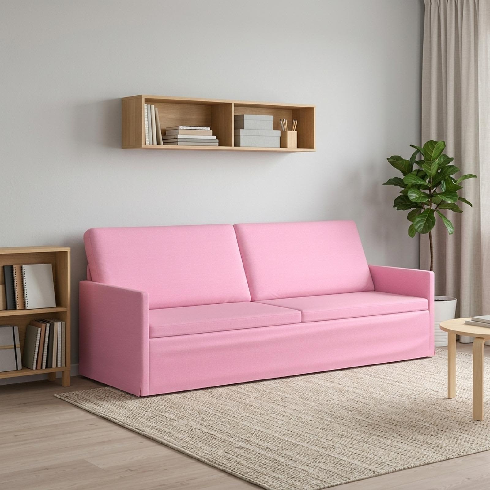 3-zits bank Roze 220 x 81 x 82 cm Stof