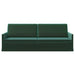 3-zits bank Donkergroen 220 x 81 x 82 cm fluweel