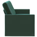 3-zits bank Donkergroen 220 x 81 x 82 cm fluweel