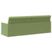 3-zits bank Lichtgroen 220 x 81 x 82 cm fluweel