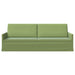 3-zits bank Lichtgroen 220 x 81 x 82 cm fluweel