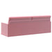 3-zits bank Roze 220 x 81 x 82 cm fluweel