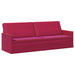 3-zits bank Wijnrood 220 x 81 x 82 cm fluweel