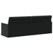 3-zits bank Zwart 220 x 81 x 82 cm fluweel