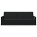 3-zits bank Zwart 220 x 81 x 82 cm fluweel
