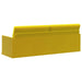 3-zits bank Geel 220 x 81 x 82 cm fluweel