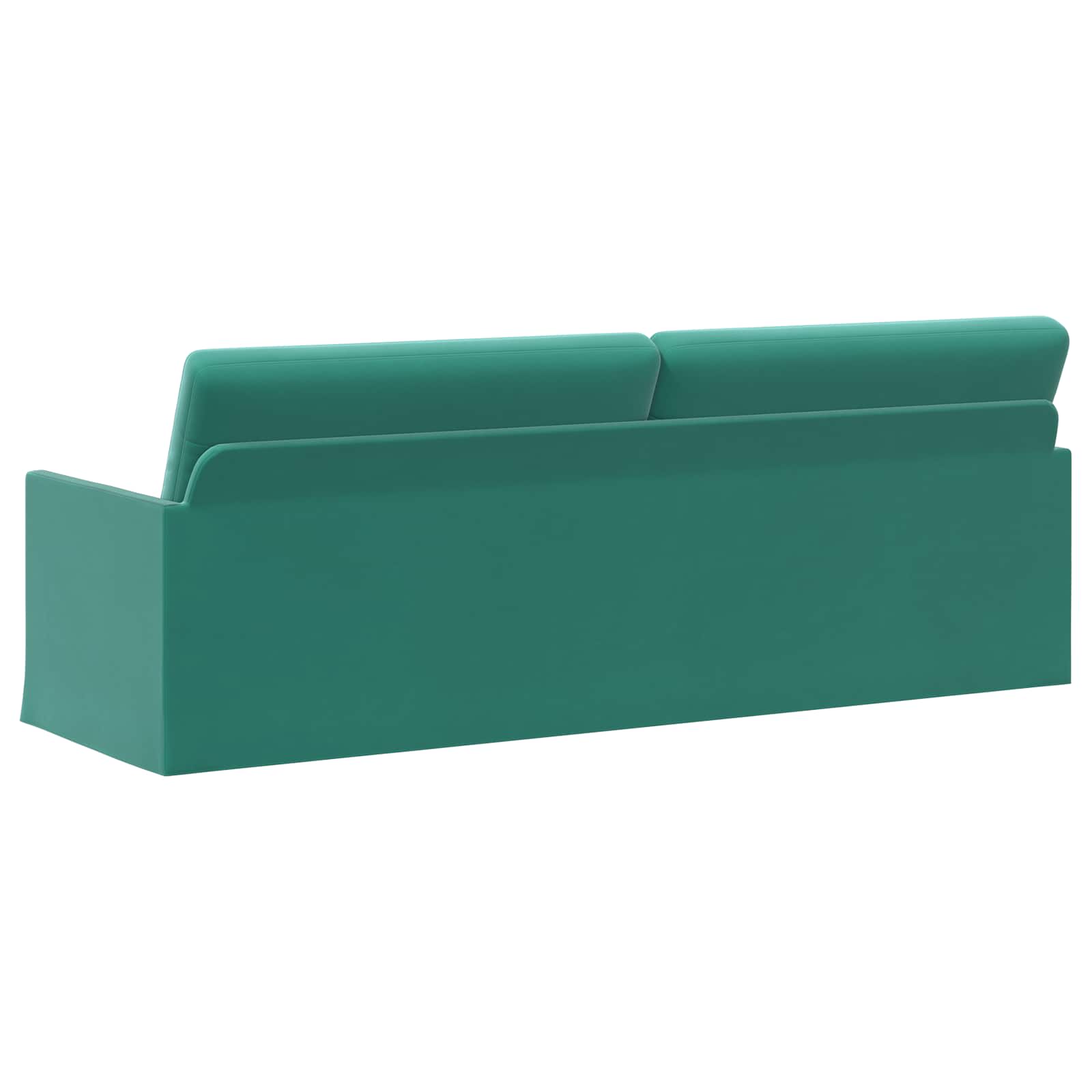 3-zits bank Turquoise 220 x 81 x 82 cm fluweel