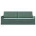 3-zits bank Zeegroen 220 x 81 x 82 cm fluweel