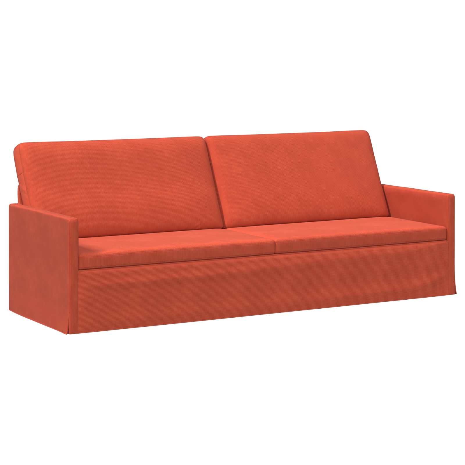 3-zits bank Rood-oranje 220 x 81 x 82 cm Katoen Stof