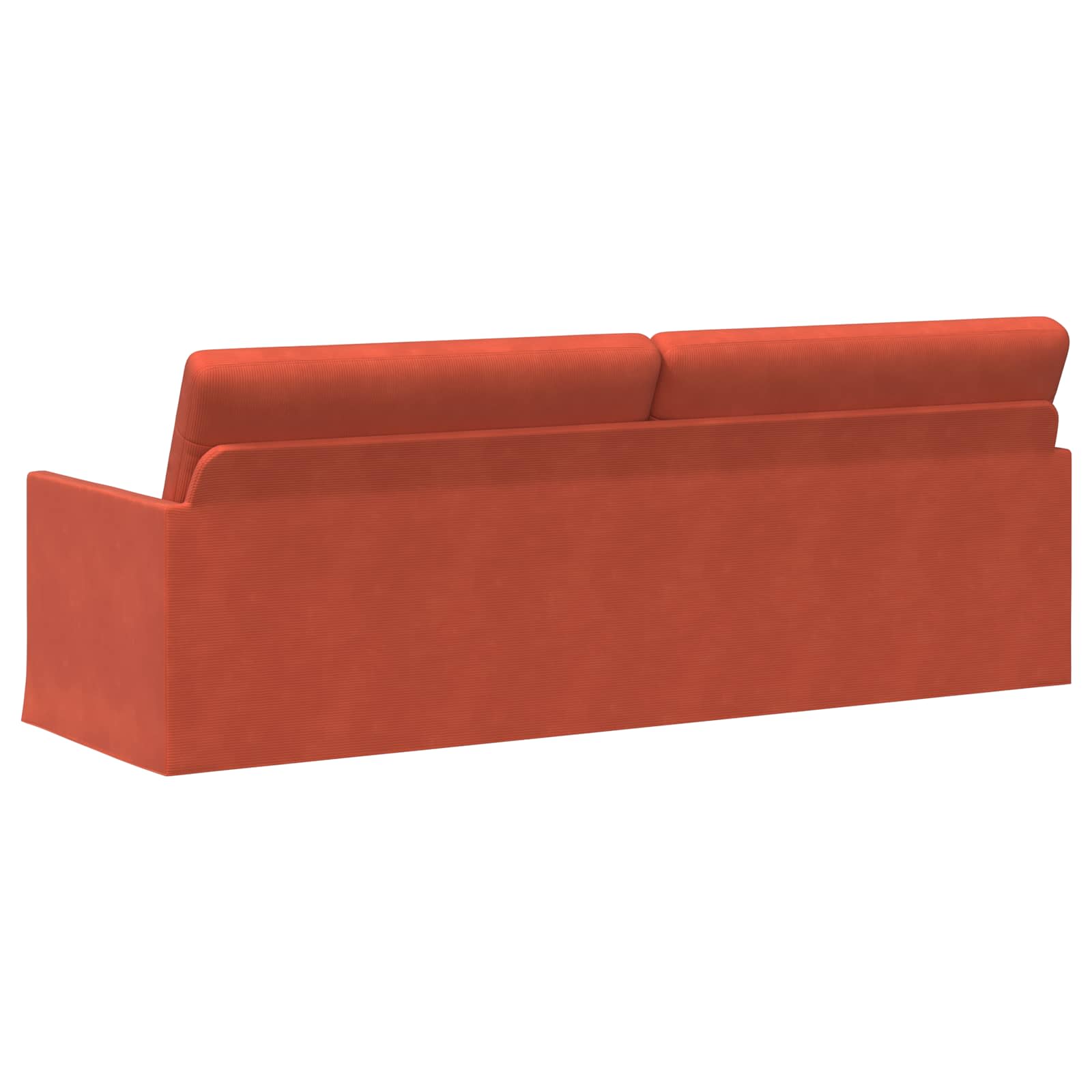 3-zits bank Rood-oranje 220 x 81 x 82 cm Katoen Stof