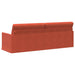 3-zits bank Rood-oranje 220 x 81 x 82 cm Katoen Stof