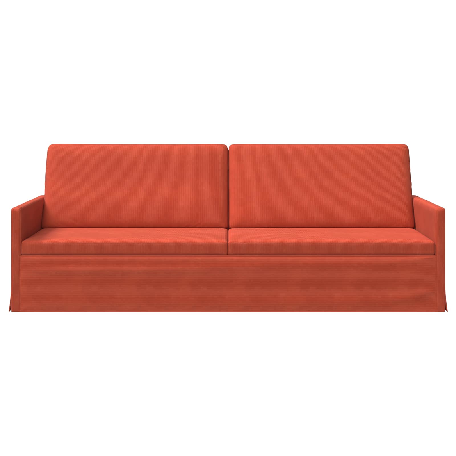 3-zits bank Rood-oranje 220 x 81 x 82 cm Katoen Stof