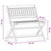 Kinderbank Bruin 61 x 38 x 57 cm Massief Eucalyptus Hout