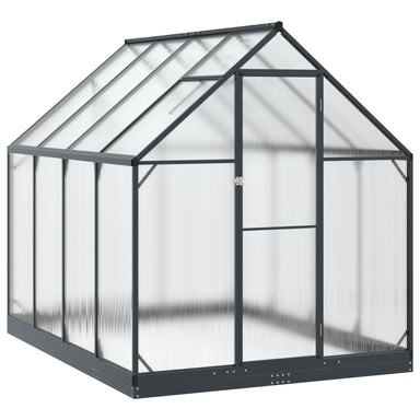Tuin Serre met de deur Antracietkleurig 183,5 x 243,5 x 207 cm