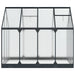 Tuin Serre met de deur Antracietkleurig 183,5 x 243,5 x 207 cm