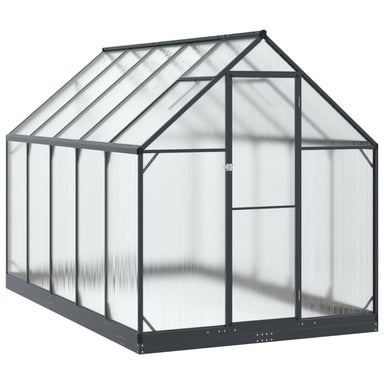 Tuin Serre met de deur Antracietkleurig 183,5 x 303,5 x 207 cm