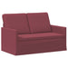 Bankstel 2 pcs Wijnrood Stof
