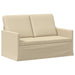 Bankstel 2 pcs Crèmekleurig Stof