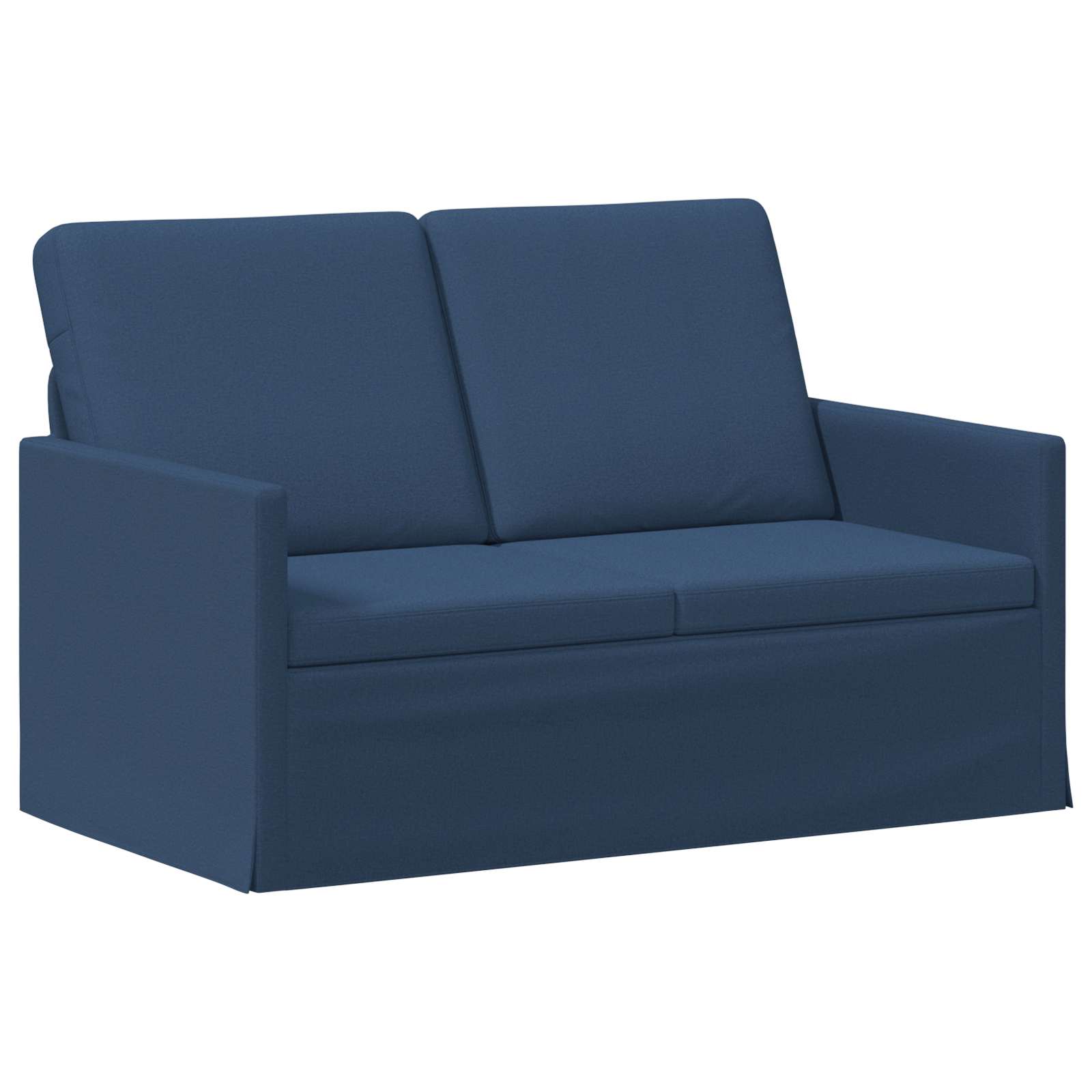 Bankstel 2 pcs Blauw Stof