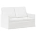 Bankstel 2 pcs Wit Stof