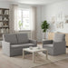 Bankstel 2 pcs Wolkengrijs Stof