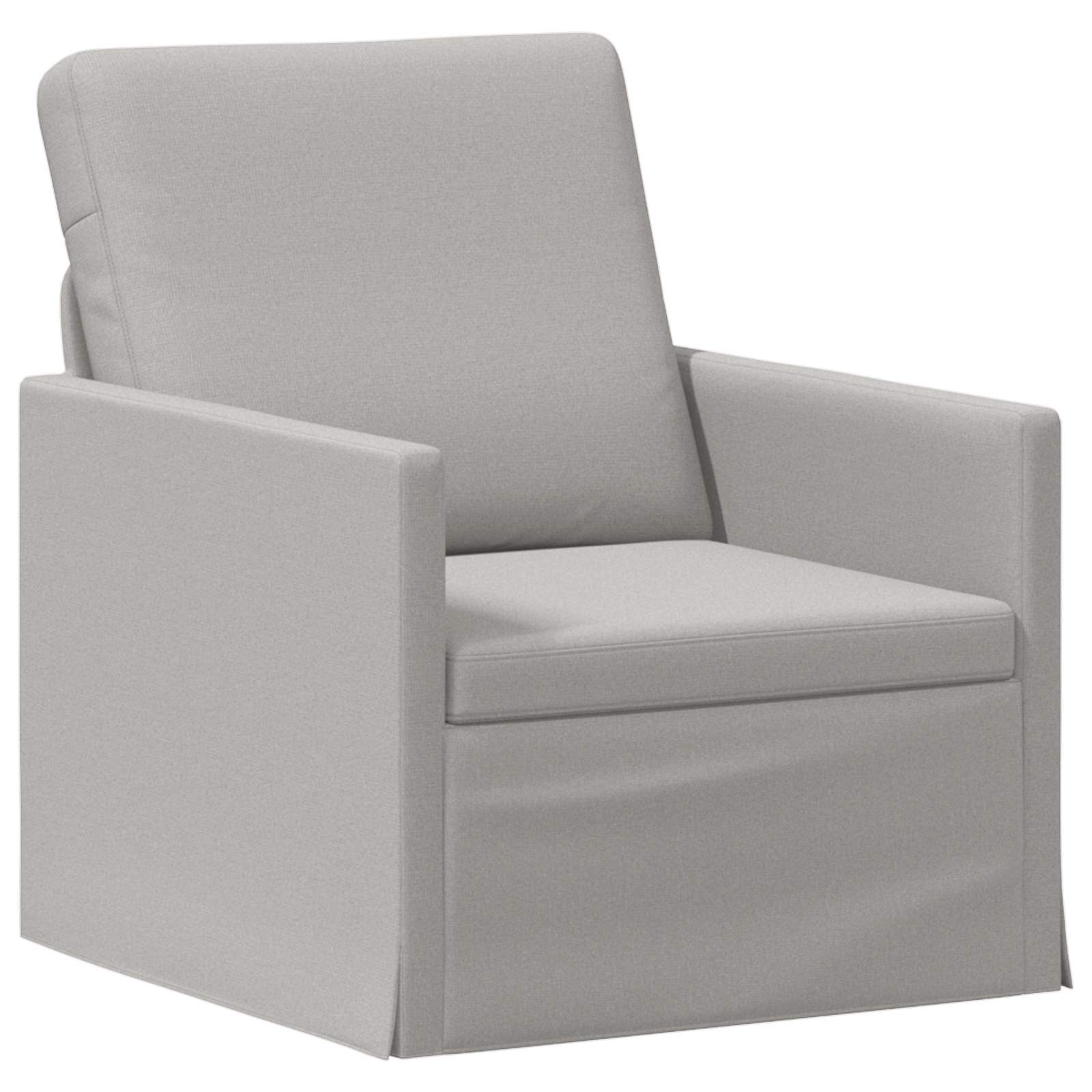 Bankstel 2 pcs Wolkengrijs Stof