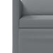 Bankstel 2 pcs Lichtgrijs Stof