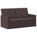 Bankstel 2 pcs Donkerbruin Stof